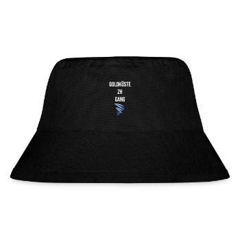 Goldküstenjugend Fischerhut - Stanley/Stella recycelter Bucket Hat - Schwarz - Vorne