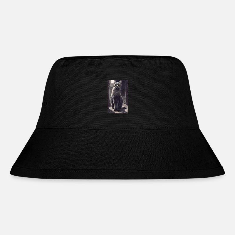 Katze | Haustier | Katzenfan | niedlich | Kätzchen - Stanley/Stella recycelter Bucket Hat - Schwarz