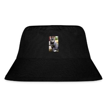 Katze | Haustier | Katzenfan | niedlich | Kätzchen - Stanley/Stella recycelter Bucket Hat - Schwarz - Vorne
