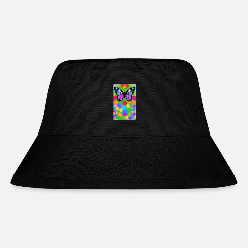 Sublime multicolor butterfly - Stanley/Stella Recycled Bucket Hat - black