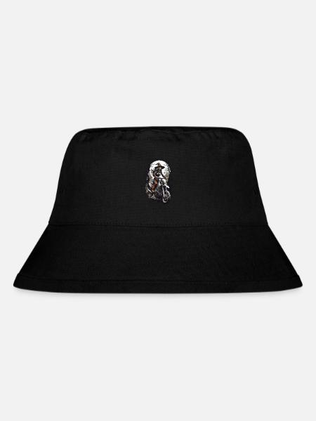Coole Hexen Biker Motorrad Halloween auf Rädern - Stanley/Stella recycelter Bucket Hat - Schwarz