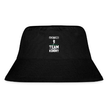 Waldlauf Joggen Training Laufen im Wald - Stanley/Stella recycelter Bucket Hat - Schwarz - Vorne