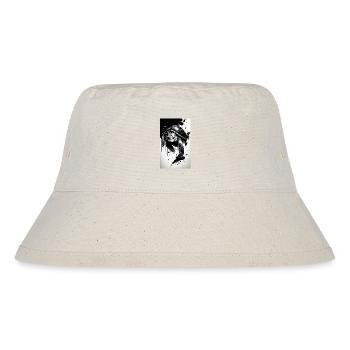 Ruhige Schildkröten - Stanley/Stella recycelter Bucket Hat - Naturweiß - Vorne