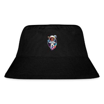 Cute Astronaut Child Cartoon Design - Stanley/Stella Recycled Bucket Hat - black - Front