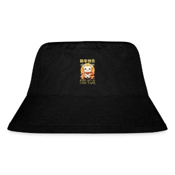 Happy Chinese New Year 2024 Lucky Cat Matching - Stanley/Stella Recycled Bucket Hat - black - Front