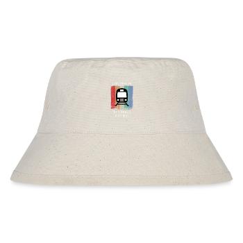 Train Railway Railroad Worker Trains Train Driver - Stanley/Stella Recycled Bucket Hat - natural - Front