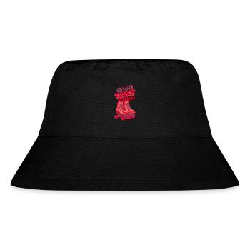 good times - Stanley/Stella recycelter Bucket Hat - Schwarz - Vorne