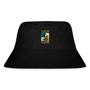 Schwimmbad Freibad Meer Schwimmlehrer - Stanley/Stella recycelter Bucket Hat - Schwarz - Vorne