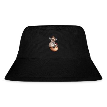 Christmas kangaroos - Stanley/Stella Recycled Bucket Hat - black - Front