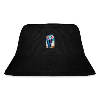 Elephant | Wild Animal | Africa | Children's motifs - Stanley/Stella Recycled Bucket Hat - black - Front