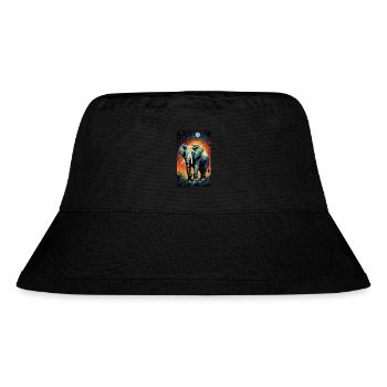 Elephant | Wild Animal | Africa | Children's motifs - Stanley/Stella Recycled Bucket Hat - black - Front