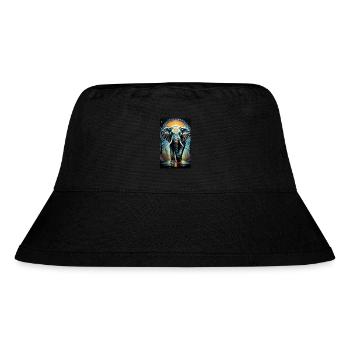 Elephant | Wild Animal | Africa | Children's motifs - Stanley/Stella Recycled Bucket Hat - black - Front