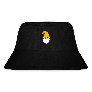 Gnome de Noël au chapeau jaune - Bob recyclé Stanley/Stella - noir - Devant