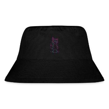 Rocking Fox With Sunglasses Cool - Stanley/Stella Recycled Bucket Hat - black - Front