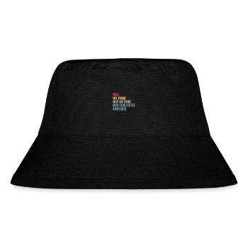 Großmutter Oma - Stanley/Stella recycelter Bucket Hat - Schwarz - Vorne