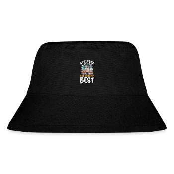 Stress Disorder Psyche Stress Awareness - Stanley/Stella Recycled Bucket Hat - black - Front