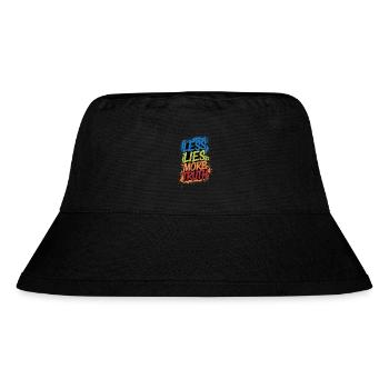 Les lies more truth - Stanley/Stella Recycled Bucket Hat - black - Front