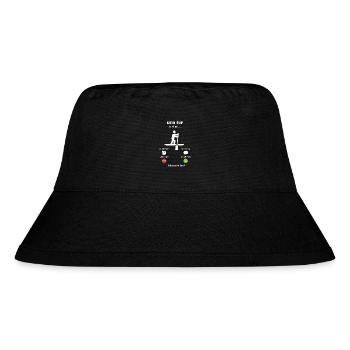 Mein SUP ruft an - ich muss los - Spruch - Stanley/Stella recycelter Bucket Hat - Schwarz - Vorne