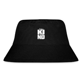 Lieber KI als ND - künstliche Intelligenz - Stanley/Stella recycelter Bucket Hat - Schwarz - Vorne