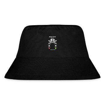 Meine Skier rufen an - ich muss los - Spruch - Stanley/Stella recycelter Bucket Hat - Schwarz - Vorne