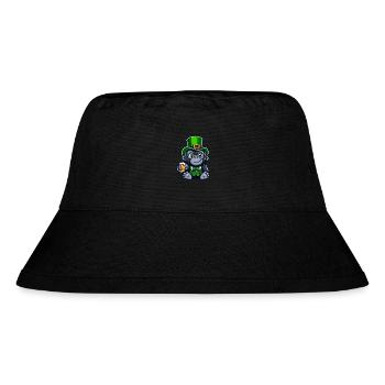 Gorille de la Saint-Patrick avec dessin animé de bière - Bob recyclé Stanley/Stella - noir - Devant