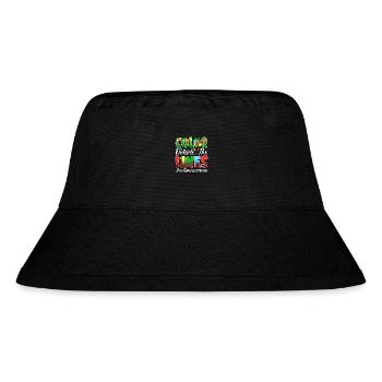 Color outside the lines - Stanley/Stella Recycled Bucket Hat - black - Front