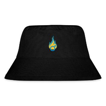 maennlich mann mars symbol kerl junge feuer flamme - Stanley/Stella recycelter Bucket Hat - Schwarz - Vorne