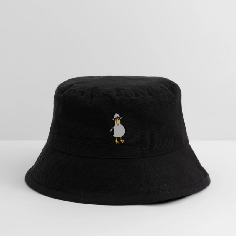 Cooler Blick Möwe Sonnenbrille Stanley/Stella recycelter Bucket Hat