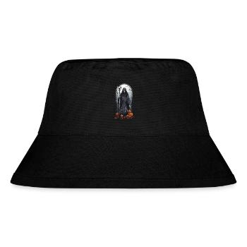 Rétro Grim Reaper citrouille Halloween horreur Design - Bob recyclé Stanley/Stella - noir - Devant