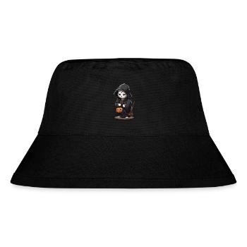 Kawaii magicien chat Halloween sort chats magiques - Bob recyclé Stanley/Stella - noir - Devant
