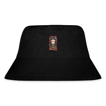 Retro Oni Aesthetic Japan Creepy Art Design - Stanley/Stella Recycled Bucket Hat - black - Front
