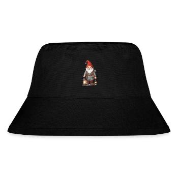 Christmas Gnome with Light Christmas Gnome - Stanley/Stella Recycled Bucket Hat - black - Front