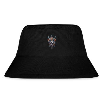 Indische Kuh Mandala Esoterik Spirit Design - Stanley/Stella recycelter Bucket Hat - Schwarz - Vorne