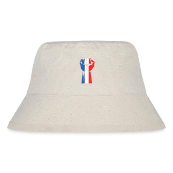 Patriotic France - Stanley/Stella Recycled Bucket Hat - natural - Front