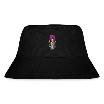 Regal Companion: Cavalier King Charles Spaniel - Stanley/Stella Recycled Bucket Hat - black - Front