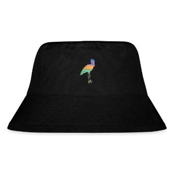 Shoebill Bird Ornithologist Forest I Gift - Stanley/Stella Recycled Bucket Hat - black - Front