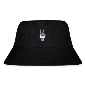 Argentina Flag Peace Symbol used - Stanley/Stella Recycled Bucket Hat - black - Front