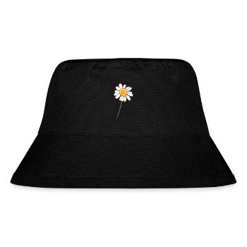 Marguerite - Kollektion - Stanley/Stella recycelter Bucket Hat - Schwarz - Vorne
