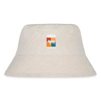 Farmer - Stanley/Stella recycelter Bucket Hat - Naturweiß - Vorne