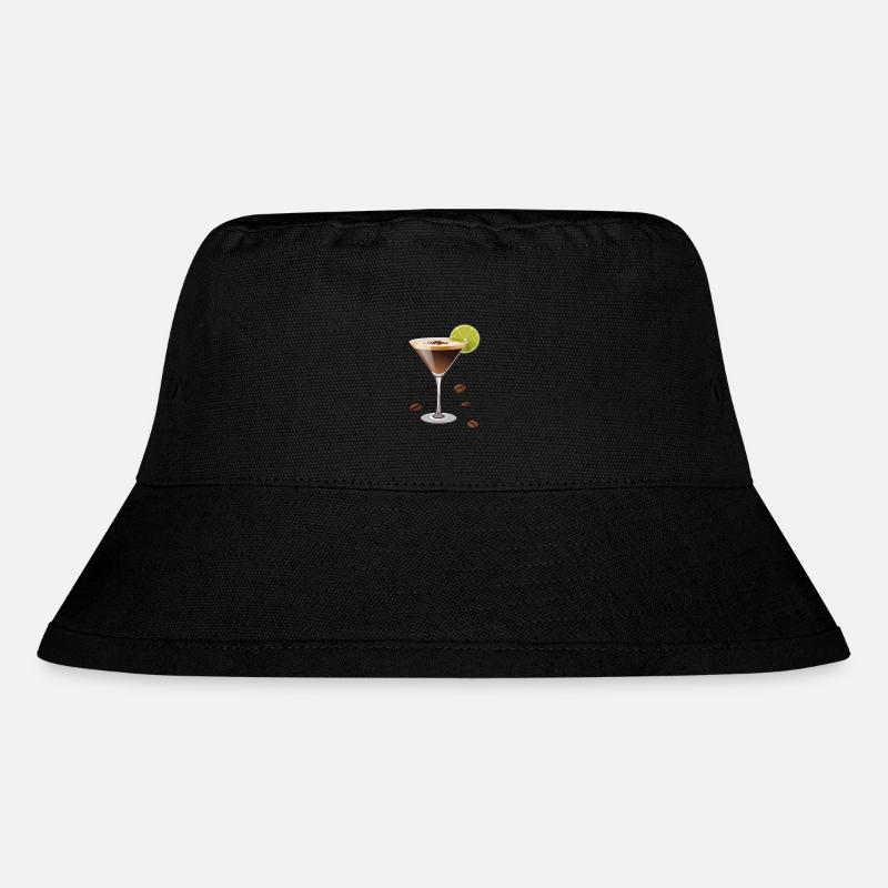 Espresso Martini - Cocktail - Stanley/Stella recycelter Bucket Hat - Schwarz