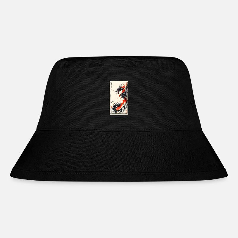 Ancient Dragon - Stanley/Stella recycelter Bucket Hat - Schwarz