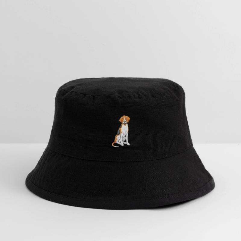 Sitting foxhound Stanley/Stella Recycled Bucket Hat