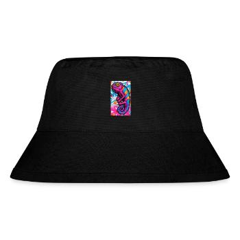 chameleon - Stanley/Stella Recycled Bucket Hat - black - Front