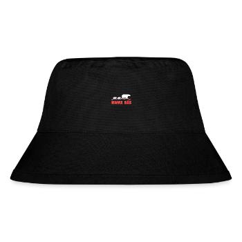 Mutter Mama Bär - Stanley/Stella recycelter Bucket Hat - Schwarz - Vorne