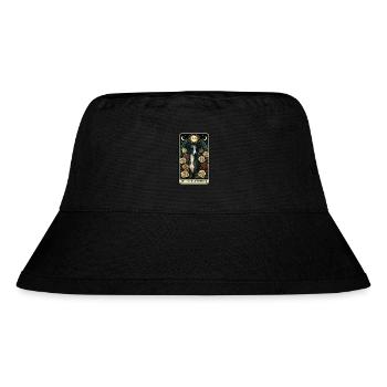 Italienisches Windspiel - Stanley/Stella recycelter Bucket Hat - Schwarz - Vorne