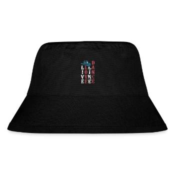Live Love Line Dance - Country Fan - Gift - Stanley/Stella Recycled Bucket Hat - black - Front