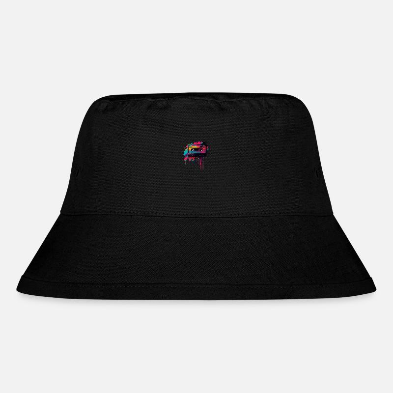 Retro Mixtape - Stanley/Stella Recycled Bucket Hat - black