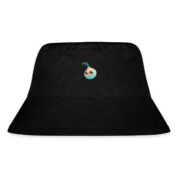 Sweet onion character with googly eyes - Stanley/Stella Recycled Bucket Hat - black - Front