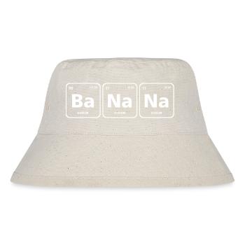Banana Periodensystem Element Genie - Stanley/Stella recycelter Bucket Hat - Naturweiß - Vorne