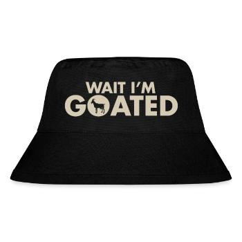 Wait I’m Goated Funny Internet Meme Goat Joke - Bob recyclé Stanley/Stella - noir - Devant